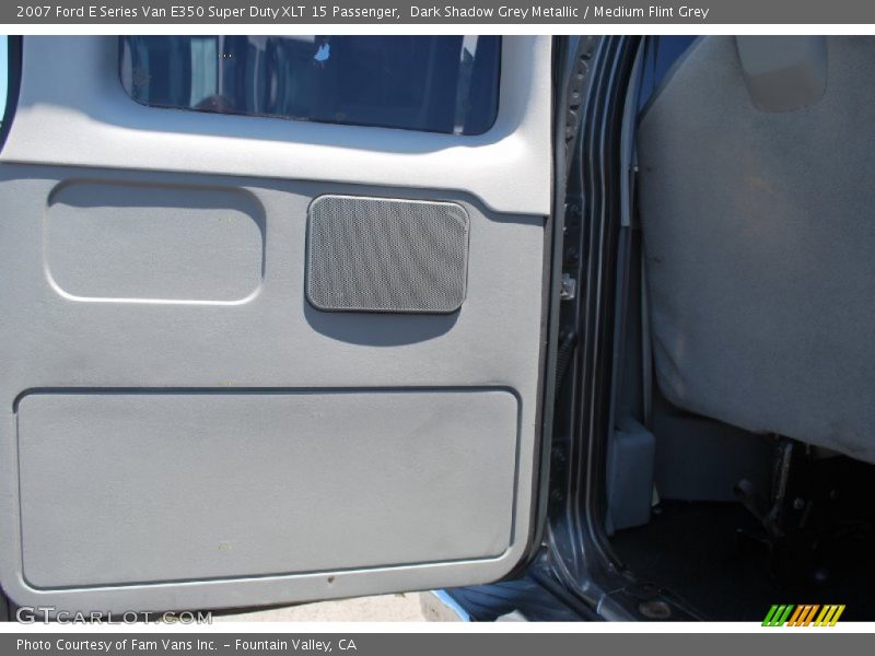 Dark Shadow Grey Metallic / Medium Flint Grey 2007 Ford E Series Van E350 Super Duty XLT 15 Passenger