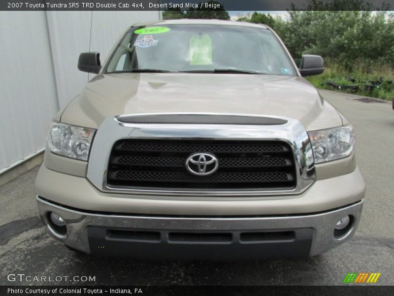 Desert Sand Mica / Beige 2007 Toyota Tundra SR5 TRD Double Cab 4x4