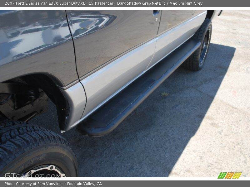 Dark Shadow Grey Metallic / Medium Flint Grey 2007 Ford E Series Van E350 Super Duty XLT 15 Passenger