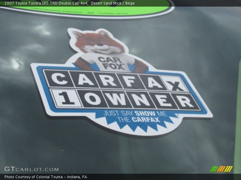 Desert Sand Mica / Beige 2007 Toyota Tundra SR5 TRD Double Cab 4x4