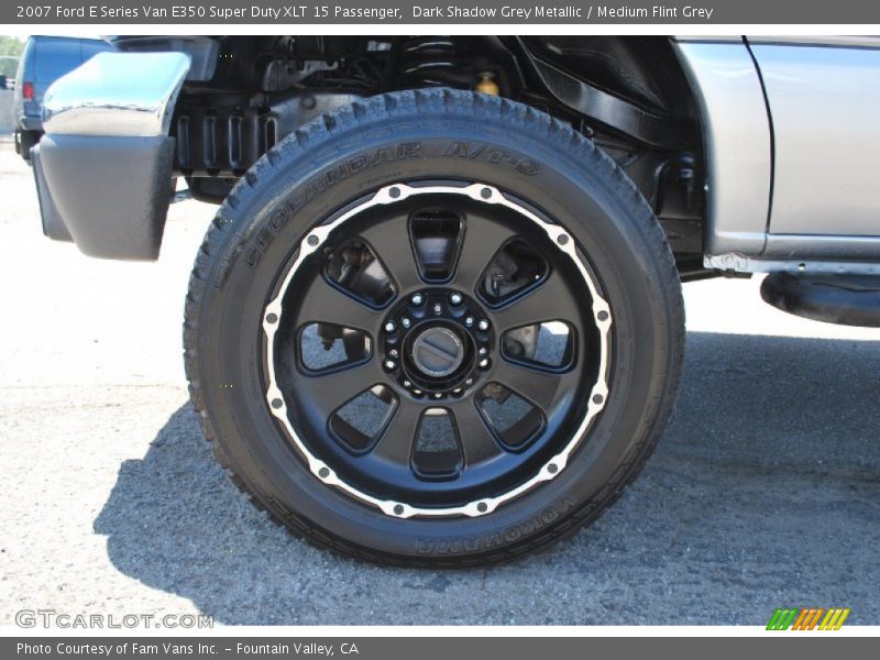 Dark Shadow Grey Metallic / Medium Flint Grey 2007 Ford E Series Van E350 Super Duty XLT 15 Passenger