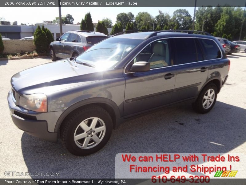 Titanium Gray Metallic / Taupe/Light Taupe 2006 Volvo XC90 2.5T AWD