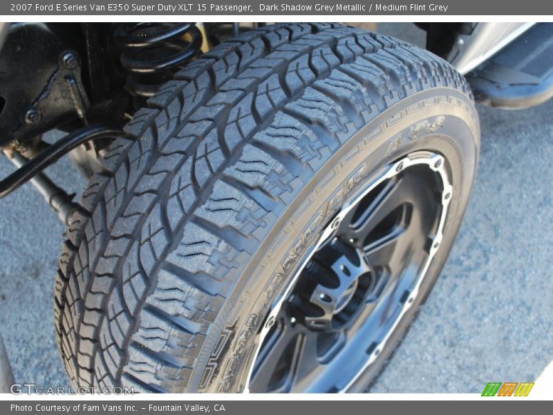 Dark Shadow Grey Metallic / Medium Flint Grey 2007 Ford E Series Van E350 Super Duty XLT 15 Passenger