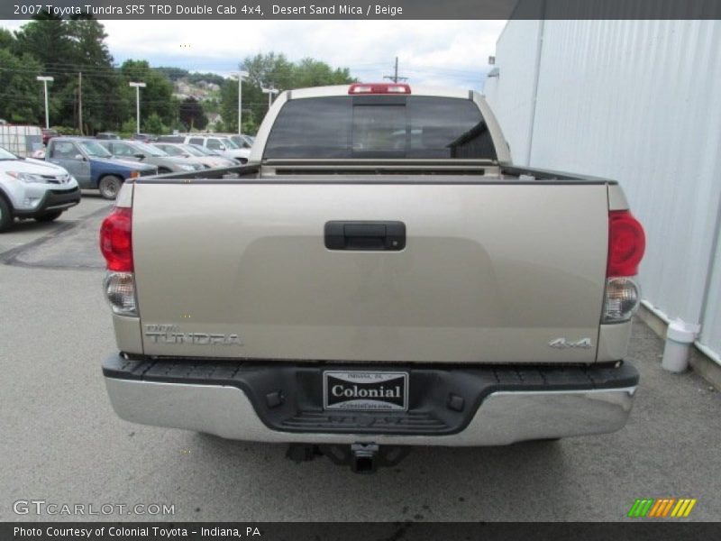 Desert Sand Mica / Beige 2007 Toyota Tundra SR5 TRD Double Cab 4x4