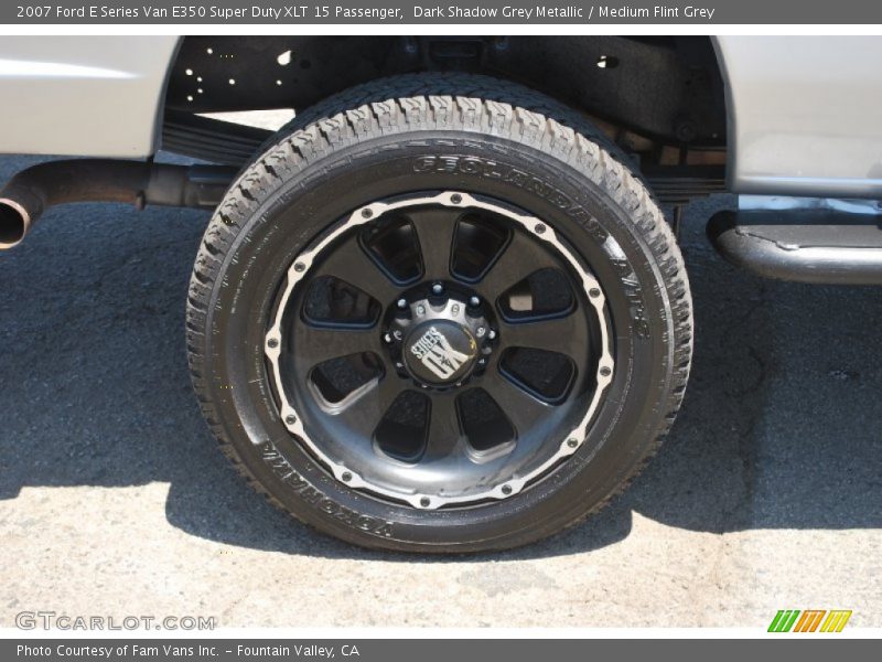 Dark Shadow Grey Metallic / Medium Flint Grey 2007 Ford E Series Van E350 Super Duty XLT 15 Passenger
