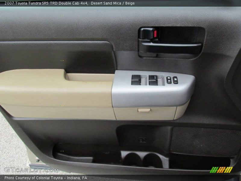Desert Sand Mica / Beige 2007 Toyota Tundra SR5 TRD Double Cab 4x4