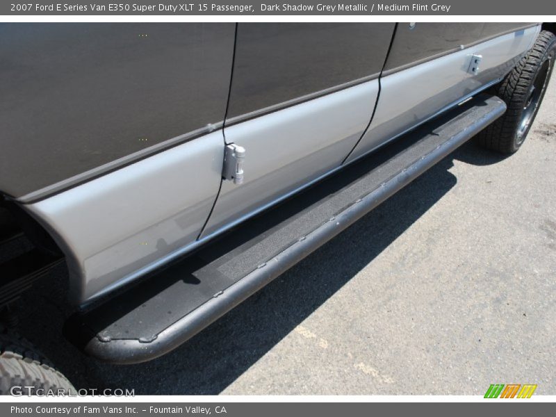 Dark Shadow Grey Metallic / Medium Flint Grey 2007 Ford E Series Van E350 Super Duty XLT 15 Passenger