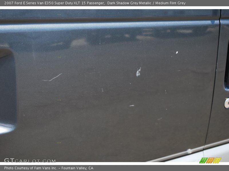 Dark Shadow Grey Metallic / Medium Flint Grey 2007 Ford E Series Van E350 Super Duty XLT 15 Passenger
