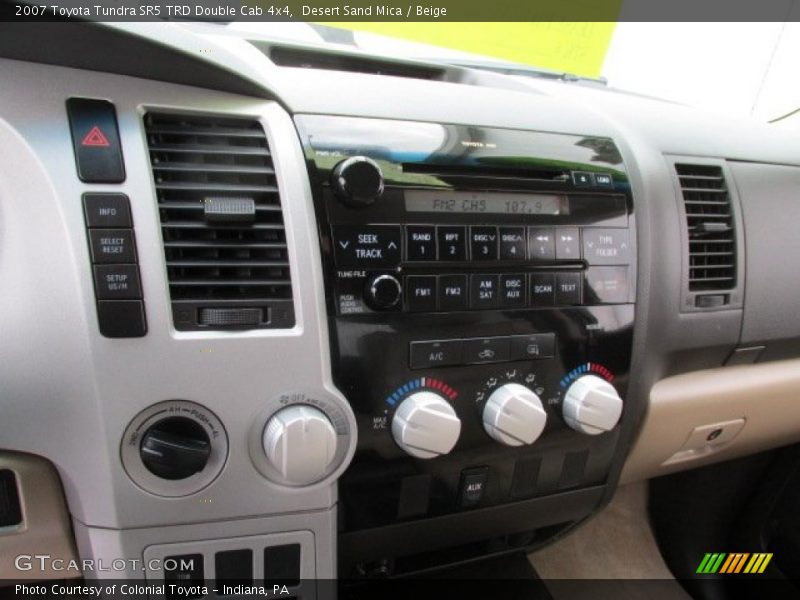 Desert Sand Mica / Beige 2007 Toyota Tundra SR5 TRD Double Cab 4x4