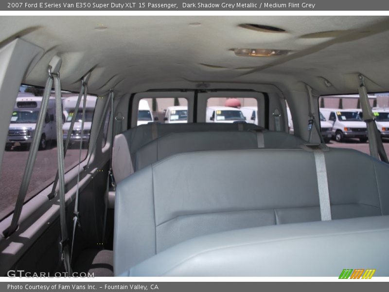 Dark Shadow Grey Metallic / Medium Flint Grey 2007 Ford E Series Van E350 Super Duty XLT 15 Passenger