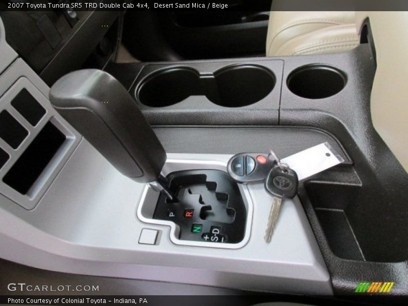 Desert Sand Mica / Beige 2007 Toyota Tundra SR5 TRD Double Cab 4x4