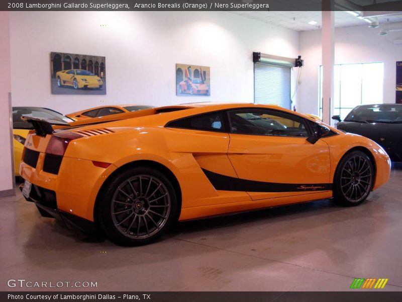 Arancio Borealis (Orange) / Nero Superleggera 2008 Lamborghini Gallardo Superleggera