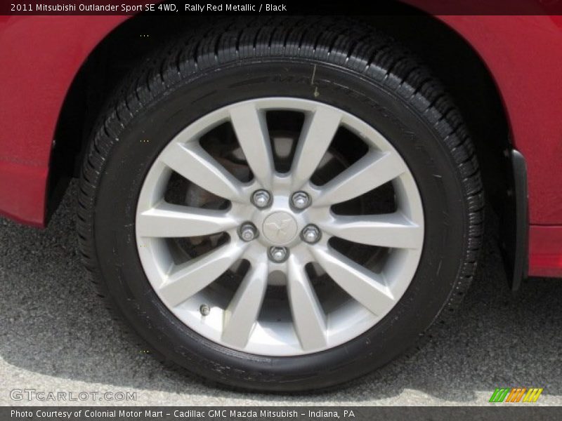 Rally Red Metallic / Black 2011 Mitsubishi Outlander Sport SE 4WD