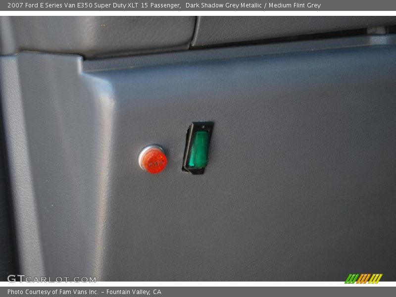 Dark Shadow Grey Metallic / Medium Flint Grey 2007 Ford E Series Van E350 Super Duty XLT 15 Passenger