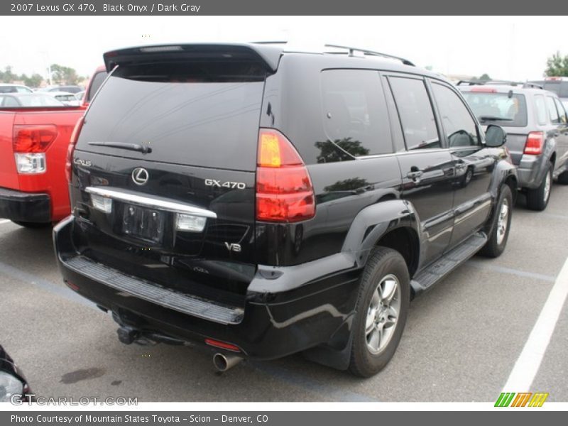 Black Onyx / Dark Gray 2007 Lexus GX 470