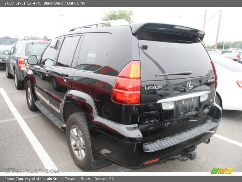 Black Onyx / Dark Gray 2007 Lexus GX 470