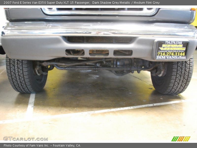 Dark Shadow Grey Metallic / Medium Flint Grey 2007 Ford E Series Van E350 Super Duty XLT 15 Passenger