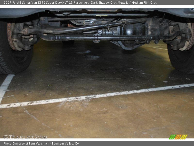 Dark Shadow Grey Metallic / Medium Flint Grey 2007 Ford E Series Van E350 Super Duty XLT 15 Passenger