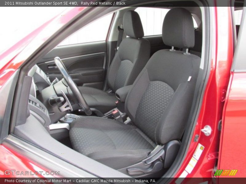 Rally Red Metallic / Black 2011 Mitsubishi Outlander Sport SE 4WD