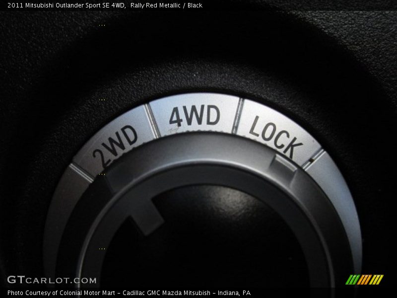 Rally Red Metallic / Black 2011 Mitsubishi Outlander Sport SE 4WD