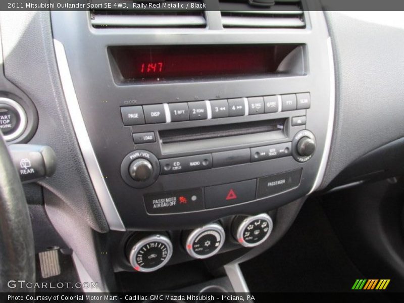 Rally Red Metallic / Black 2011 Mitsubishi Outlander Sport SE 4WD