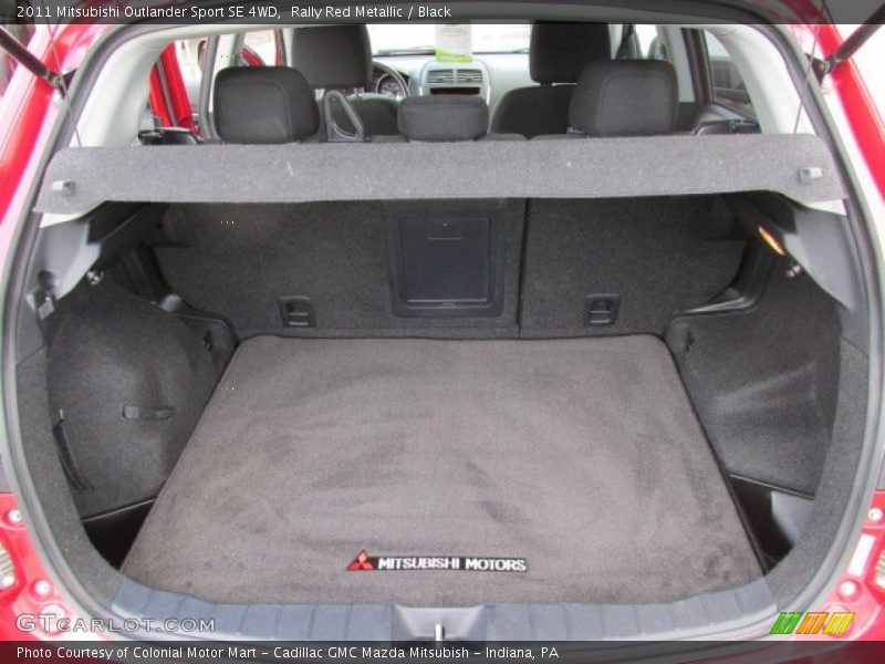 Rally Red Metallic / Black 2011 Mitsubishi Outlander Sport SE 4WD