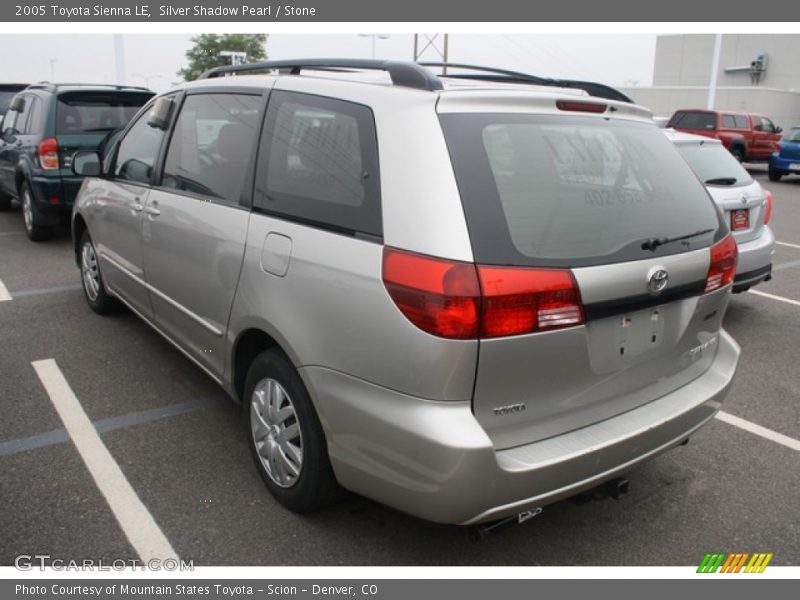 Silver Shadow Pearl / Stone 2005 Toyota Sienna LE