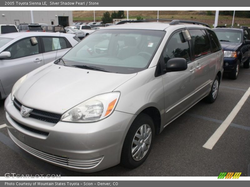 Silver Shadow Pearl / Stone 2005 Toyota Sienna LE