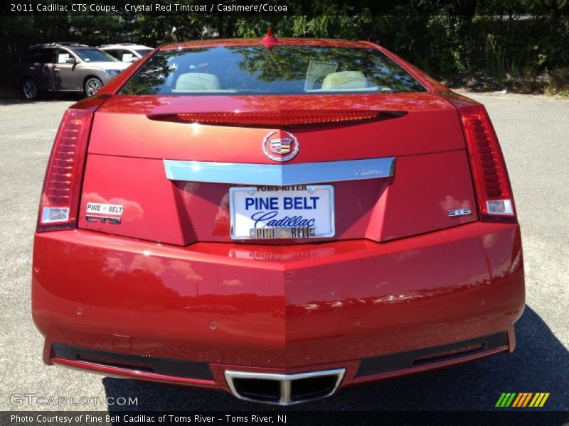 Crystal Red Tintcoat / Cashmere/Cocoa 2011 Cadillac CTS Coupe