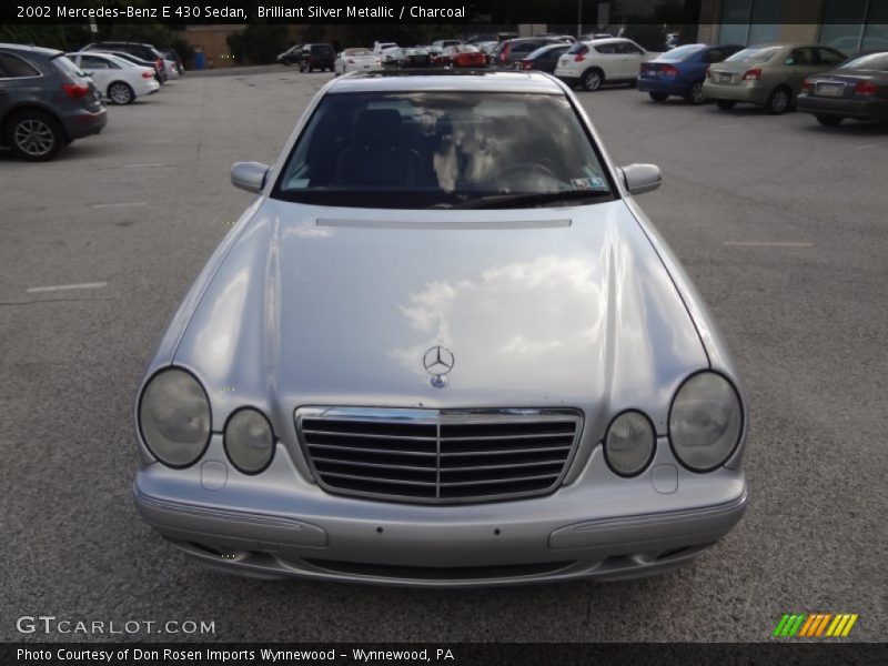 Brilliant Silver Metallic / Charcoal 2002 Mercedes-Benz E 430 Sedan