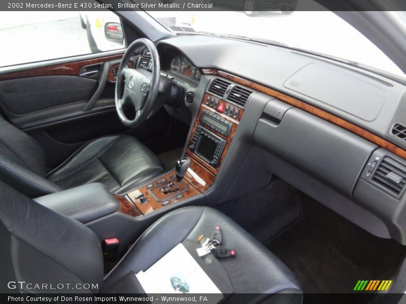 Brilliant Silver Metallic / Charcoal 2002 Mercedes-Benz E 430 Sedan
