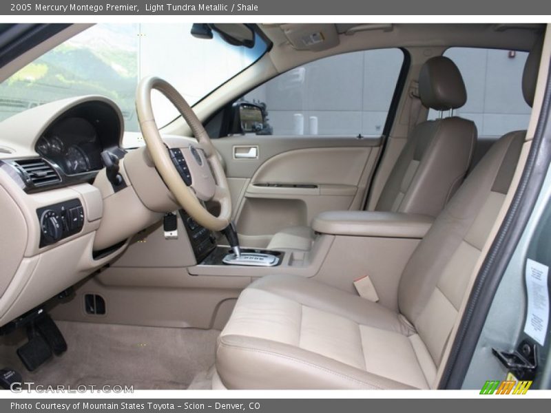 Front Seat of 2005 Montego Premier