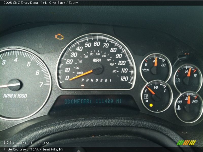 Onyx Black / Ebony 2008 GMC Envoy Denali 4x4