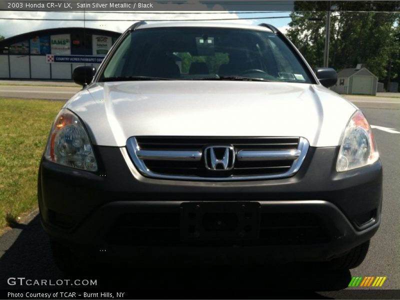Satin Silver Metallic / Black 2003 Honda CR-V LX