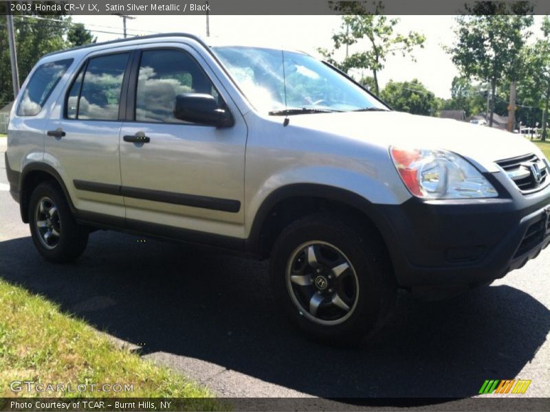 Satin Silver Metallic / Black 2003 Honda CR-V LX