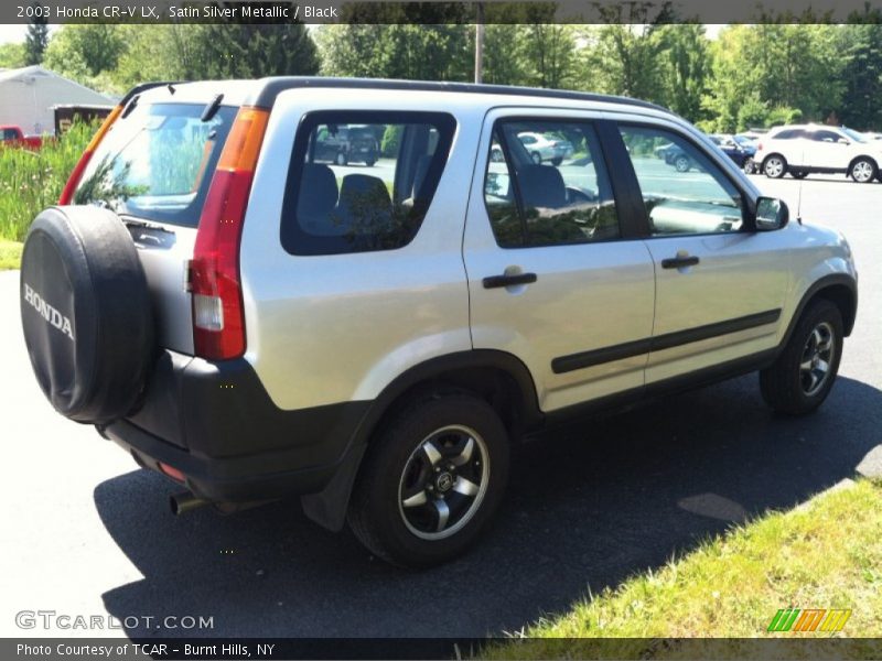 Satin Silver Metallic / Black 2003 Honda CR-V LX