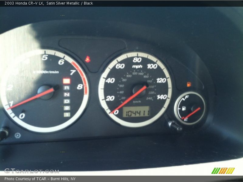 Satin Silver Metallic / Black 2003 Honda CR-V LX