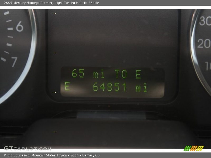 Light Tundra Metallic / Shale 2005 Mercury Montego Premier