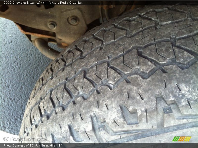 Victory Red / Graphite 2002 Chevrolet Blazer LS 4x4