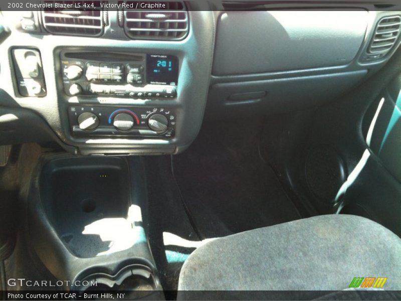 Victory Red / Graphite 2002 Chevrolet Blazer LS 4x4