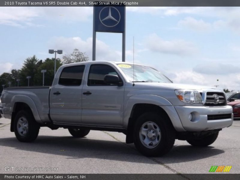 Silver Streak Mica / Graphite 2010 Toyota Tacoma V6 SR5 Double Cab 4x4