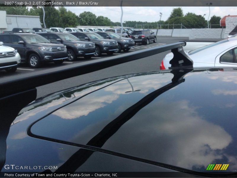 Black / Black/Gray 2007 Saab 9-3 2.0T Sport Sedan