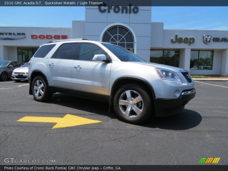 Quicksilver Metallic / Light Titanium 2010 GMC Acadia SLT