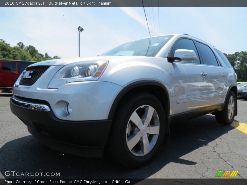 Quicksilver Metallic / Light Titanium 2010 GMC Acadia SLT