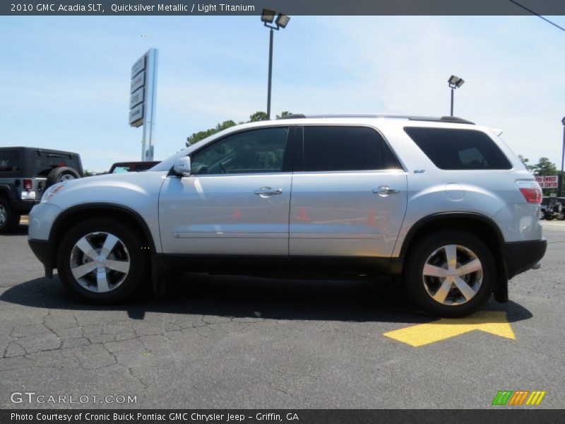 Quicksilver Metallic / Light Titanium 2010 GMC Acadia SLT