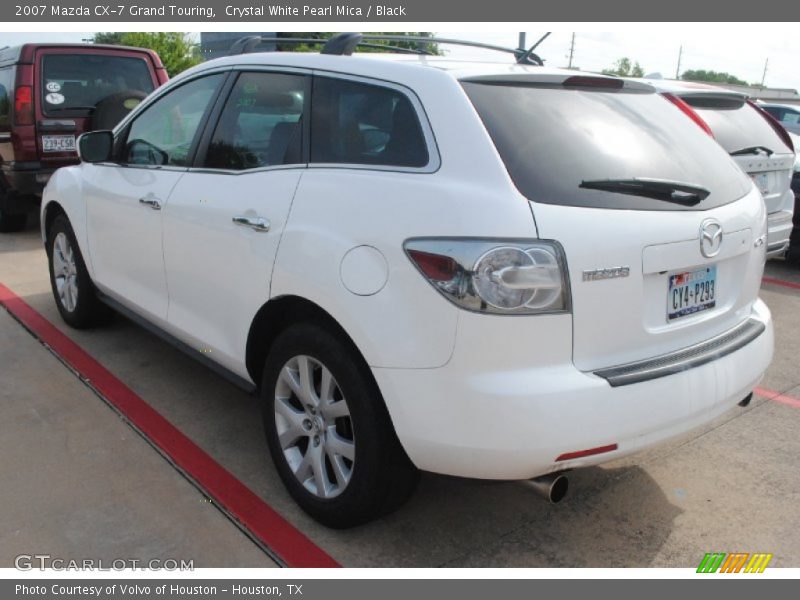 Crystal White Pearl Mica / Black 2007 Mazda CX-7 Grand Touring