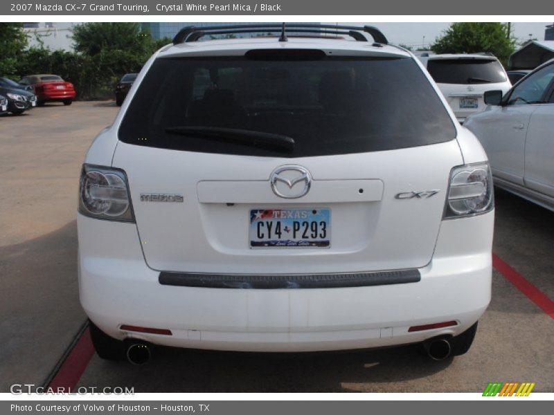 Crystal White Pearl Mica / Black 2007 Mazda CX-7 Grand Touring