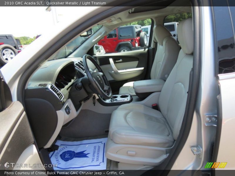 Quicksilver Metallic / Light Titanium 2010 GMC Acadia SLT
