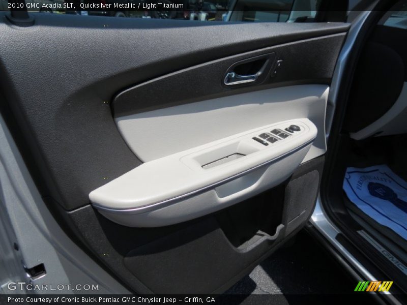 Quicksilver Metallic / Light Titanium 2010 GMC Acadia SLT