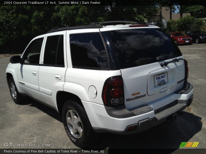 Summit White / Dark Pewter 2004 Chevrolet TrailBlazer LT 4x4